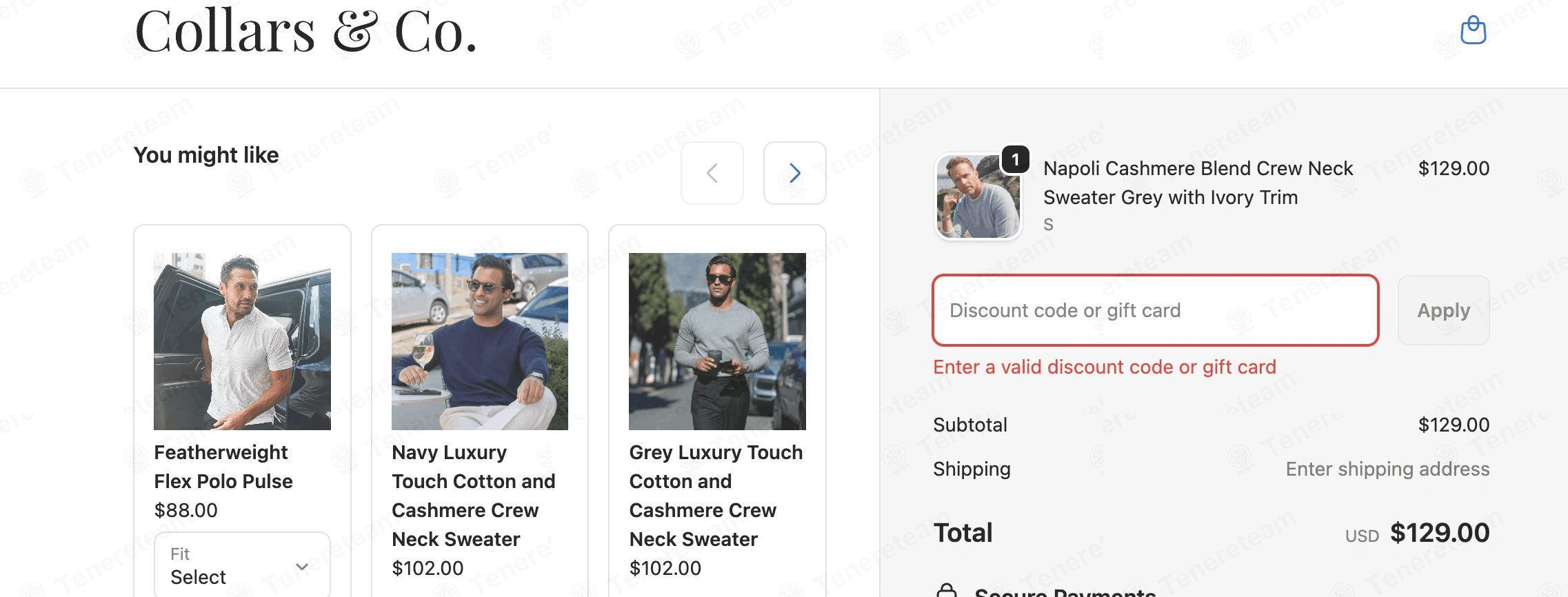 Collars and Co coupon code: 20% off with TV. Tested and valid as 6 months ago.