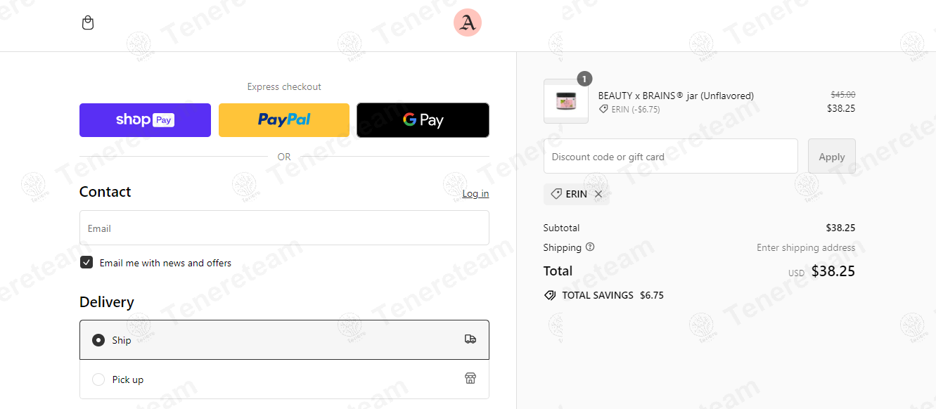 Anais Life apply coupon code