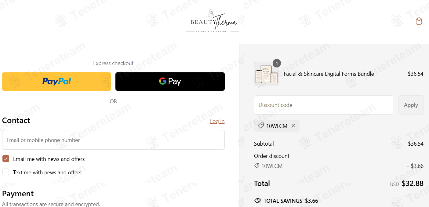 Beauty Therma apply coupon code