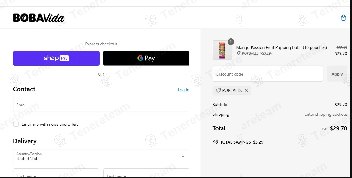 Bobavida apply coupon code