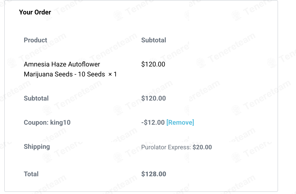 Crop King Seeds CA apply coupon code