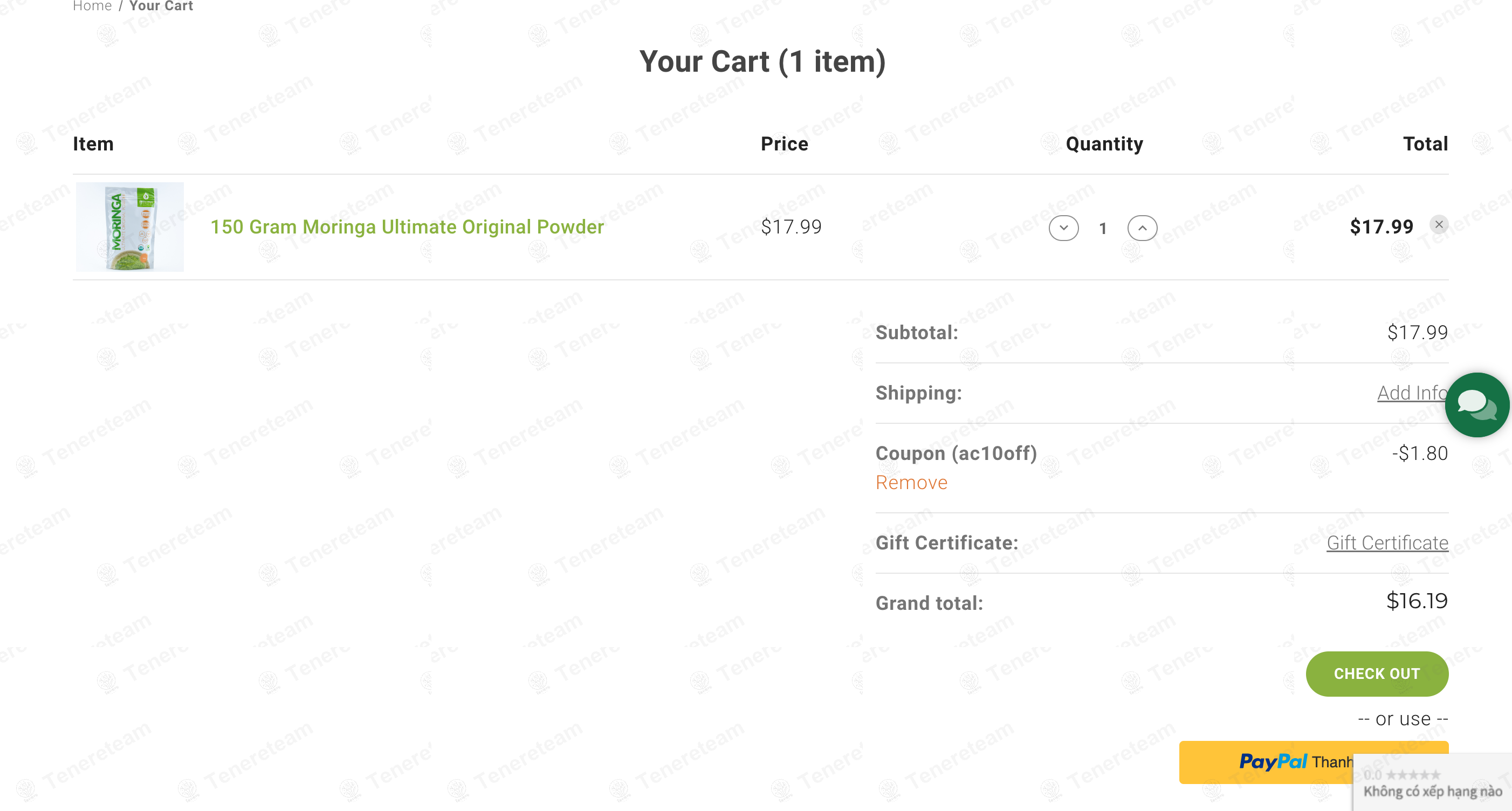 Green Virgin Products apply coupon code