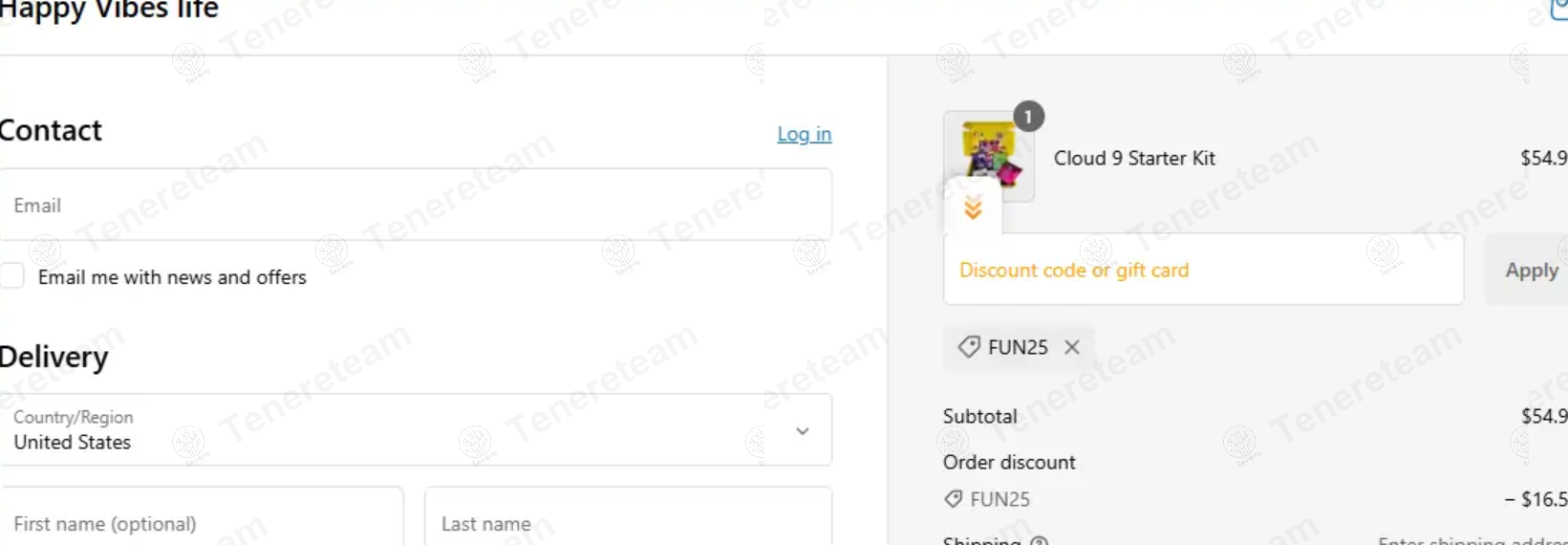Happy Vibes Life apply coupon code