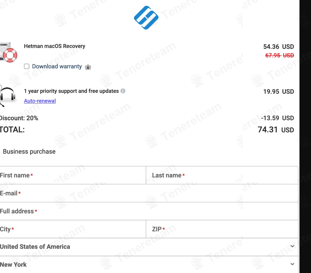 Hetman Recovery apply coupon code