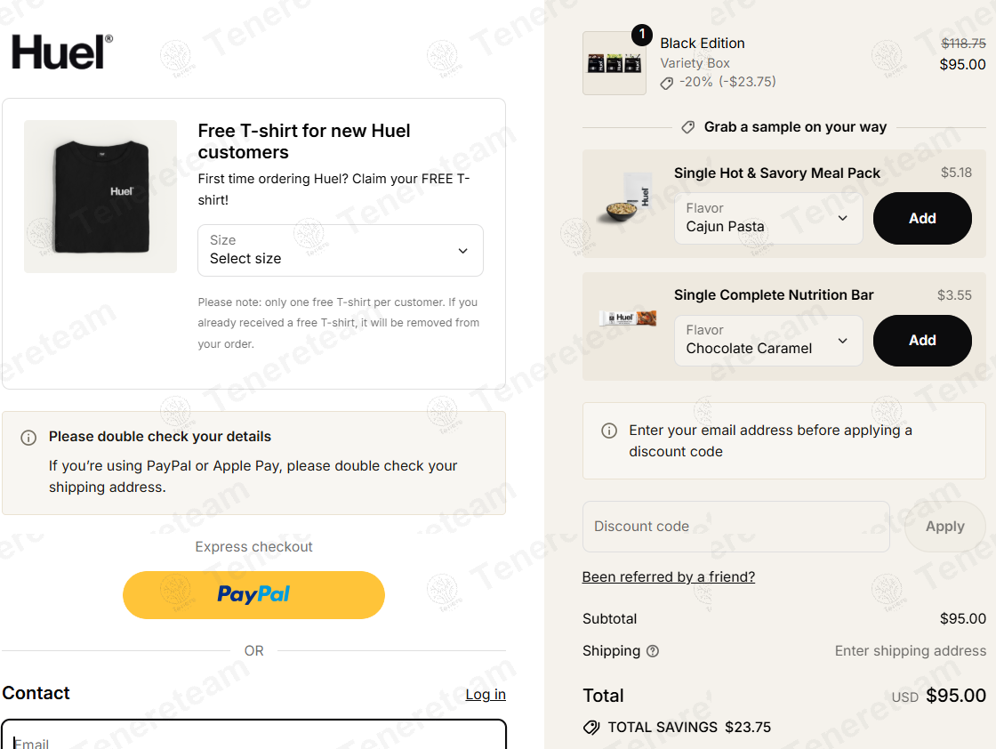 Huel apply coupon code