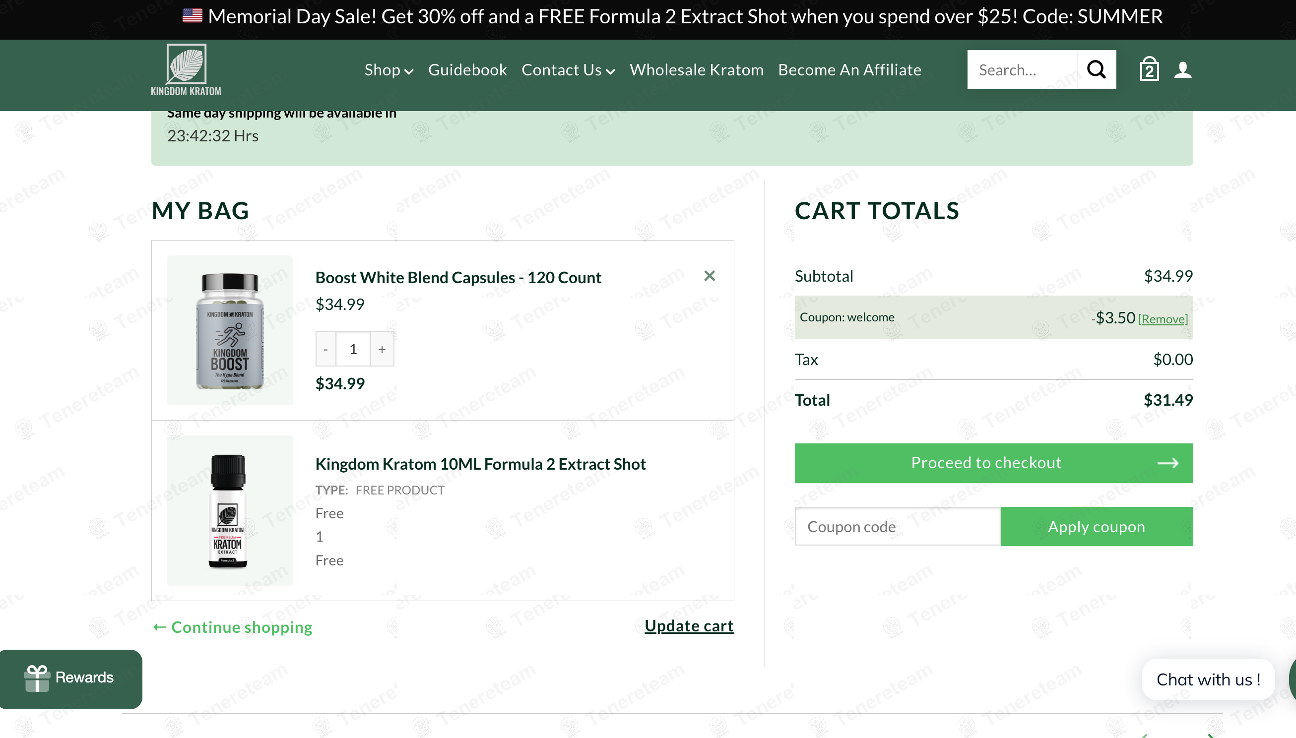 Kingdom Kratom apply coupon code