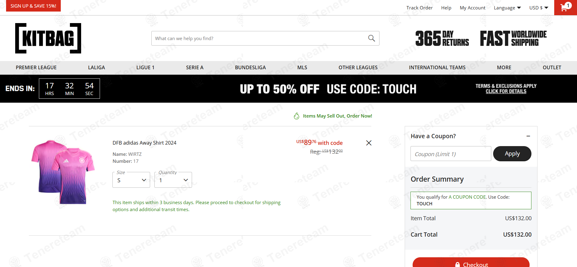 Kitbag apply coupon code