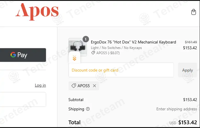 Kono Store apply coupon code