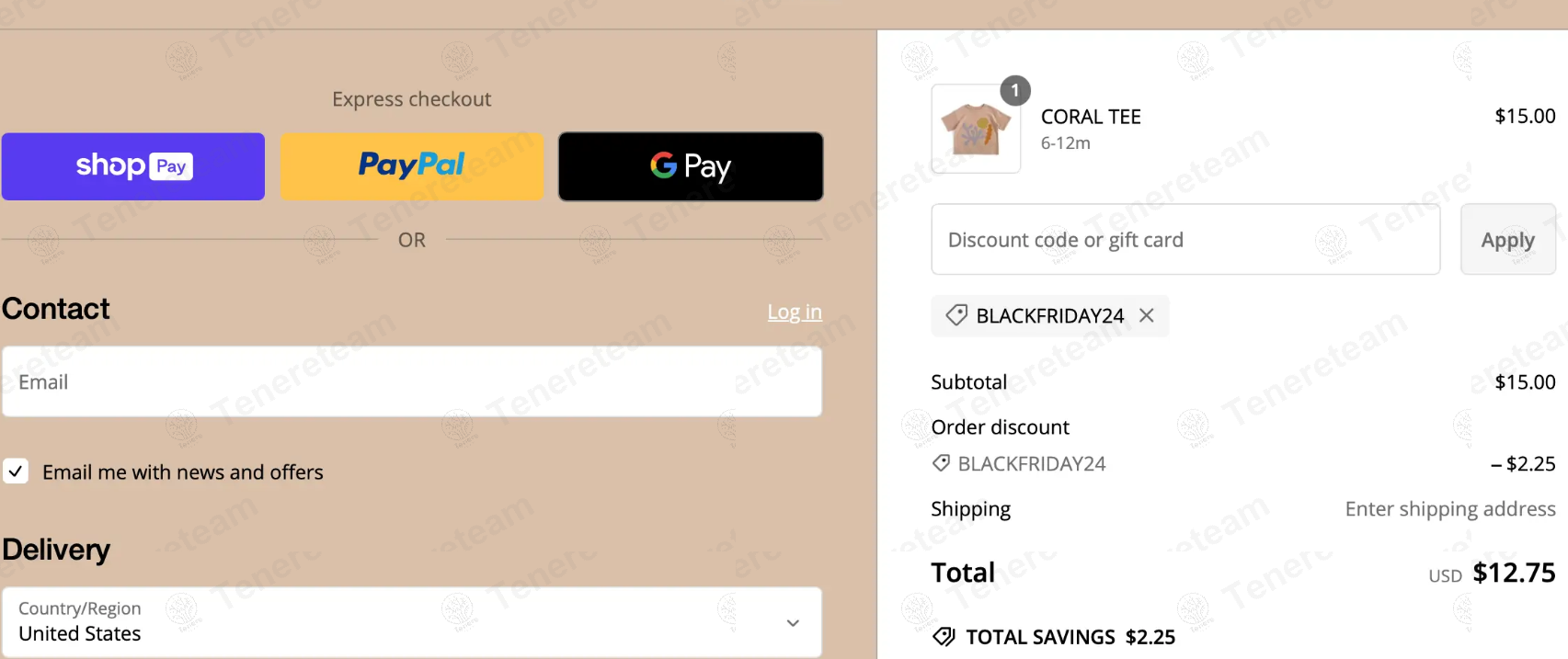Little Urban Apparel apply coupon code