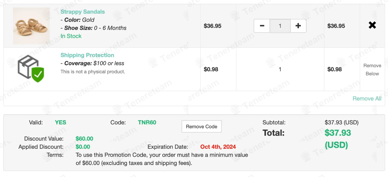Little Wanderers apply coupon code