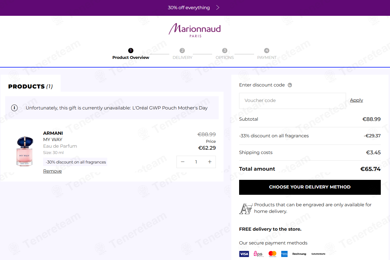 Marionnaud AT apply coupon code