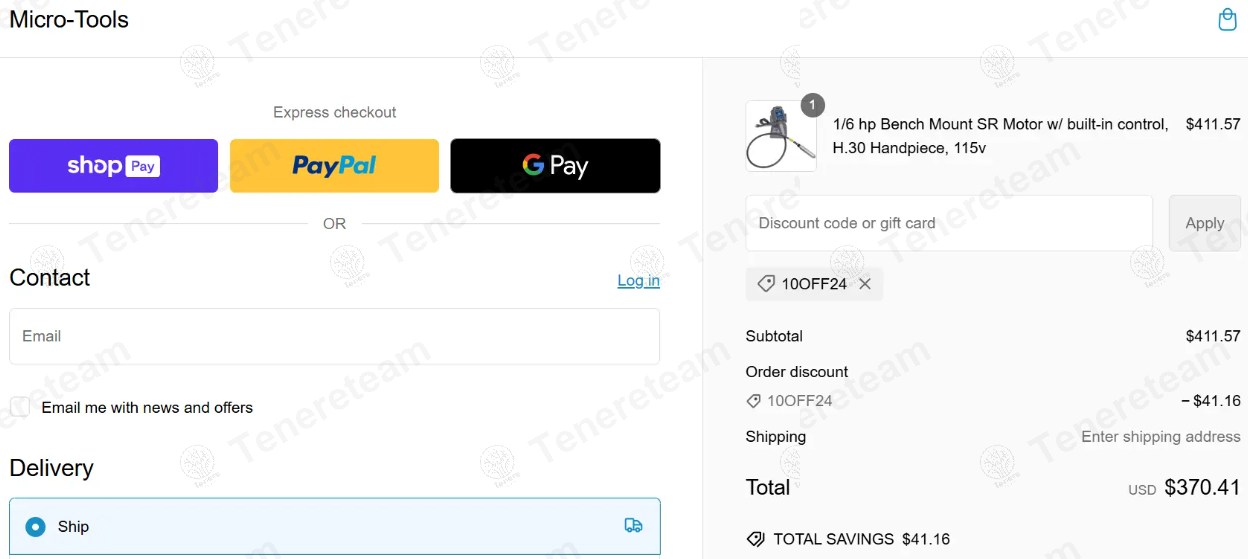 Micro-Tools apply coupon code