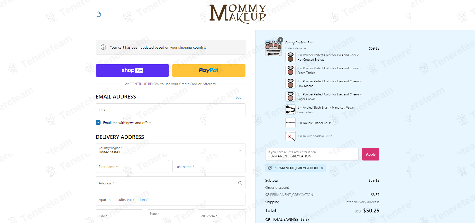 Mommy Makeup apply coupon code