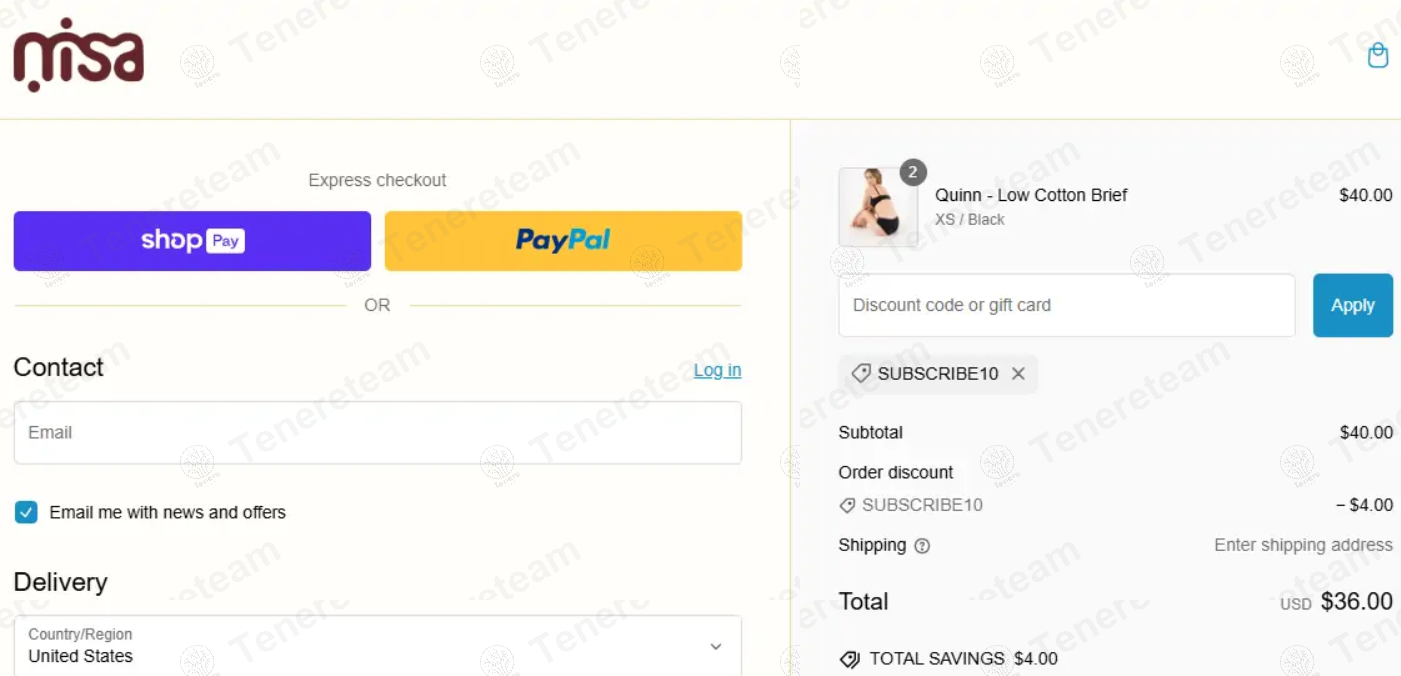 Nisa New Zealand apply coupon code