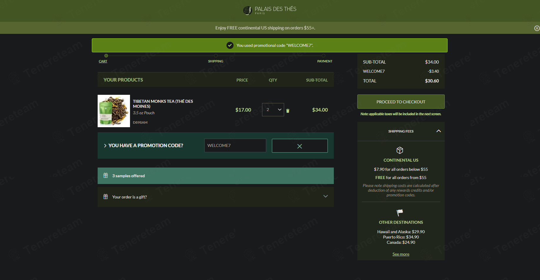 Palaisdesthes USA apply coupon code