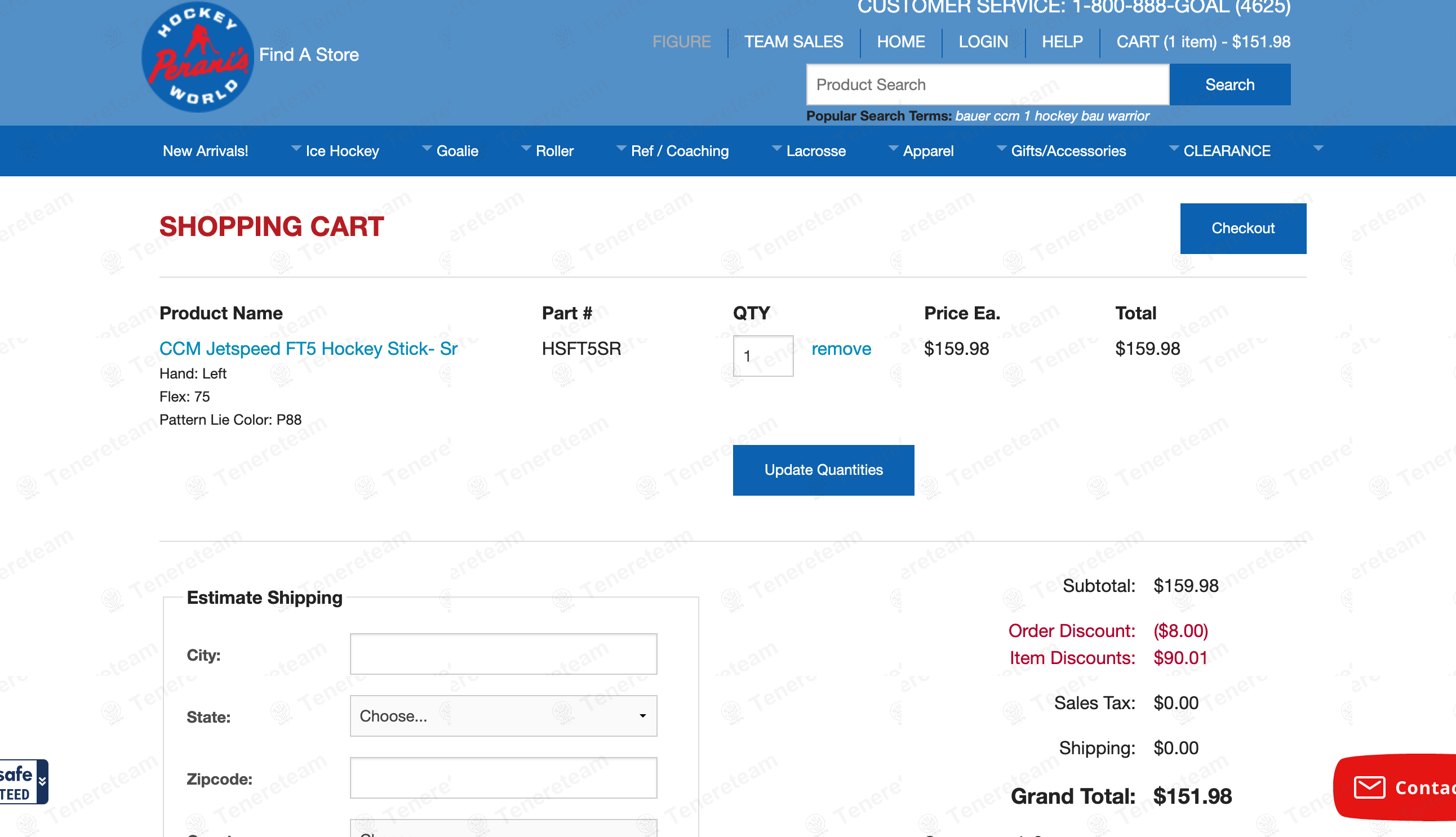 Peraris Hockey World apply coupon code