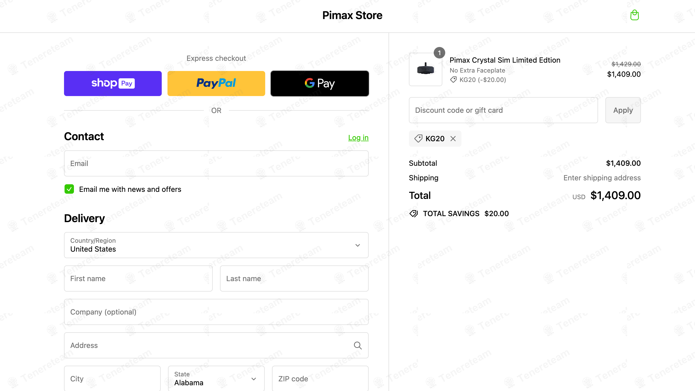 Pimax apply coupon code