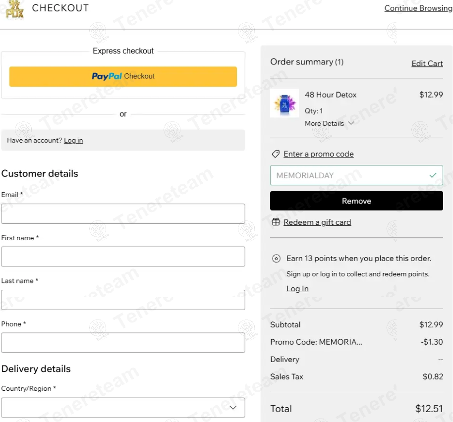 Plan D Tox apply coupon code