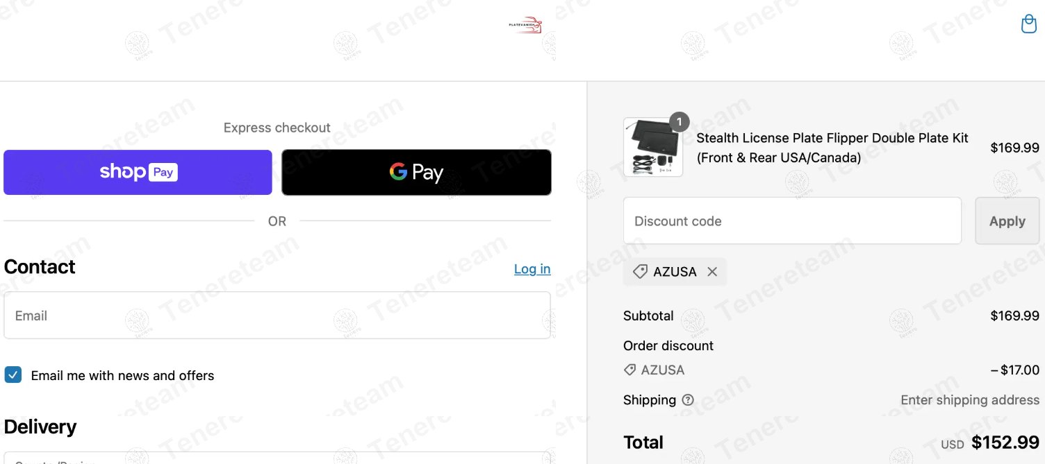 Plate Vanish apply coupon code