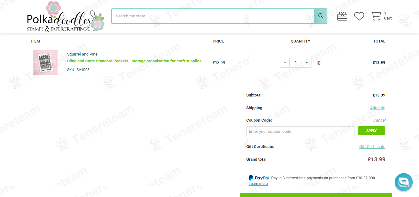Polkadoodles.co.uk apply coupon code
