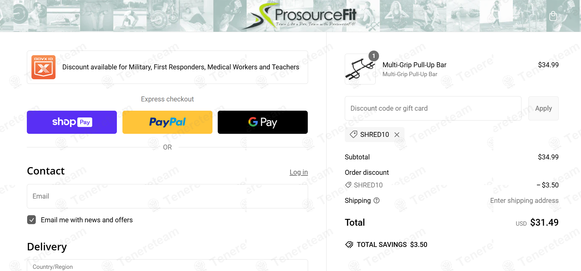 Prosource Fit apply coupon code