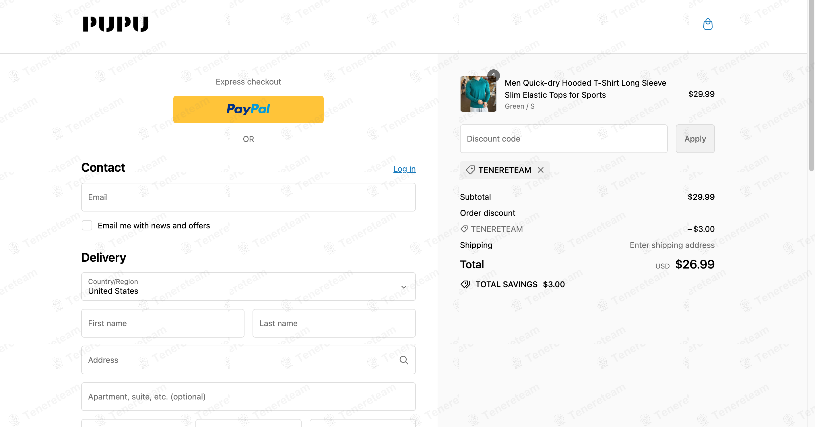 PUPU Sports apply coupon code