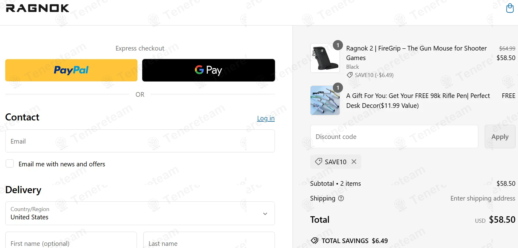 Ragnok apply coupon code