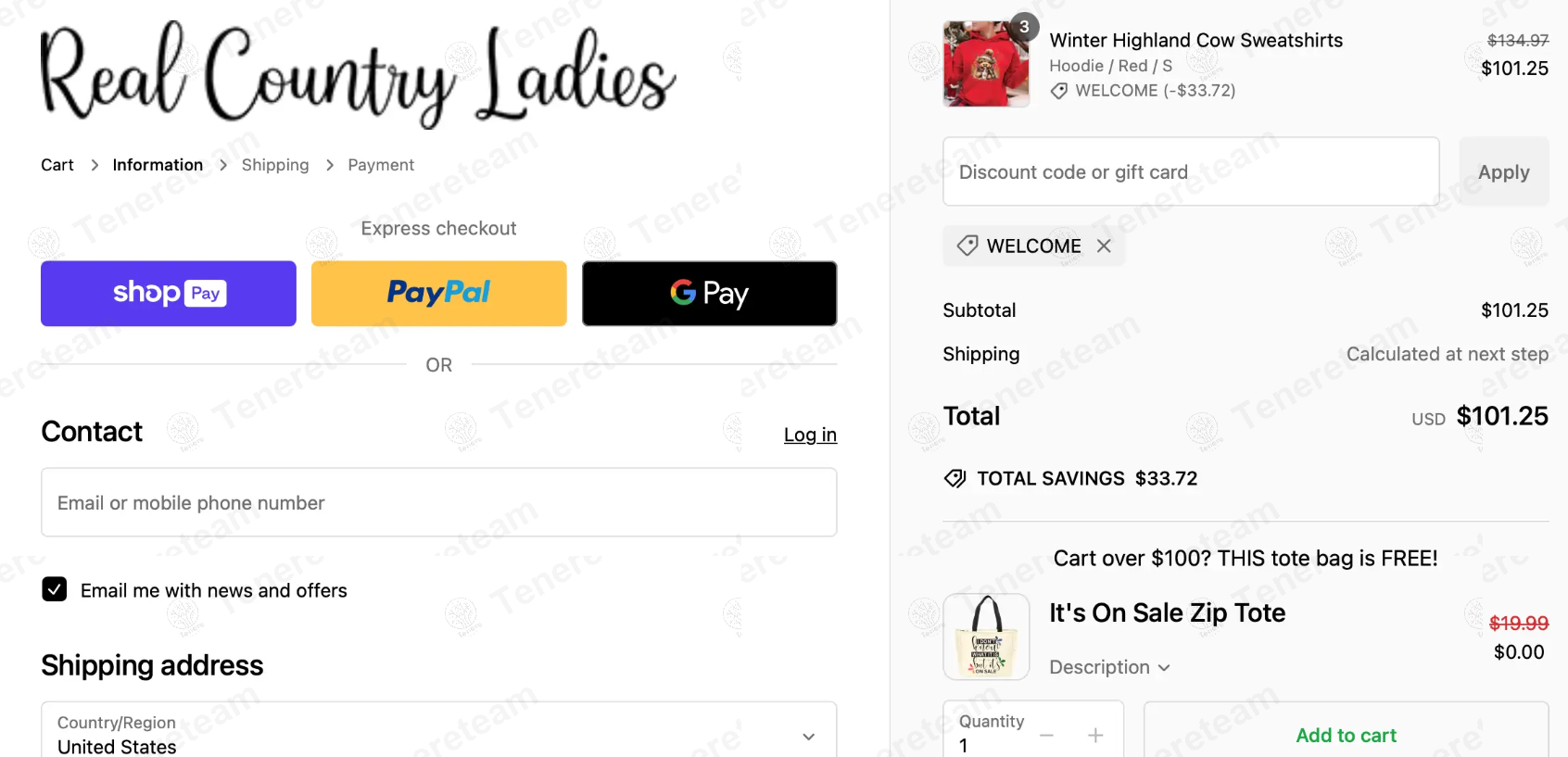 Real Country Ladies apply coupon code