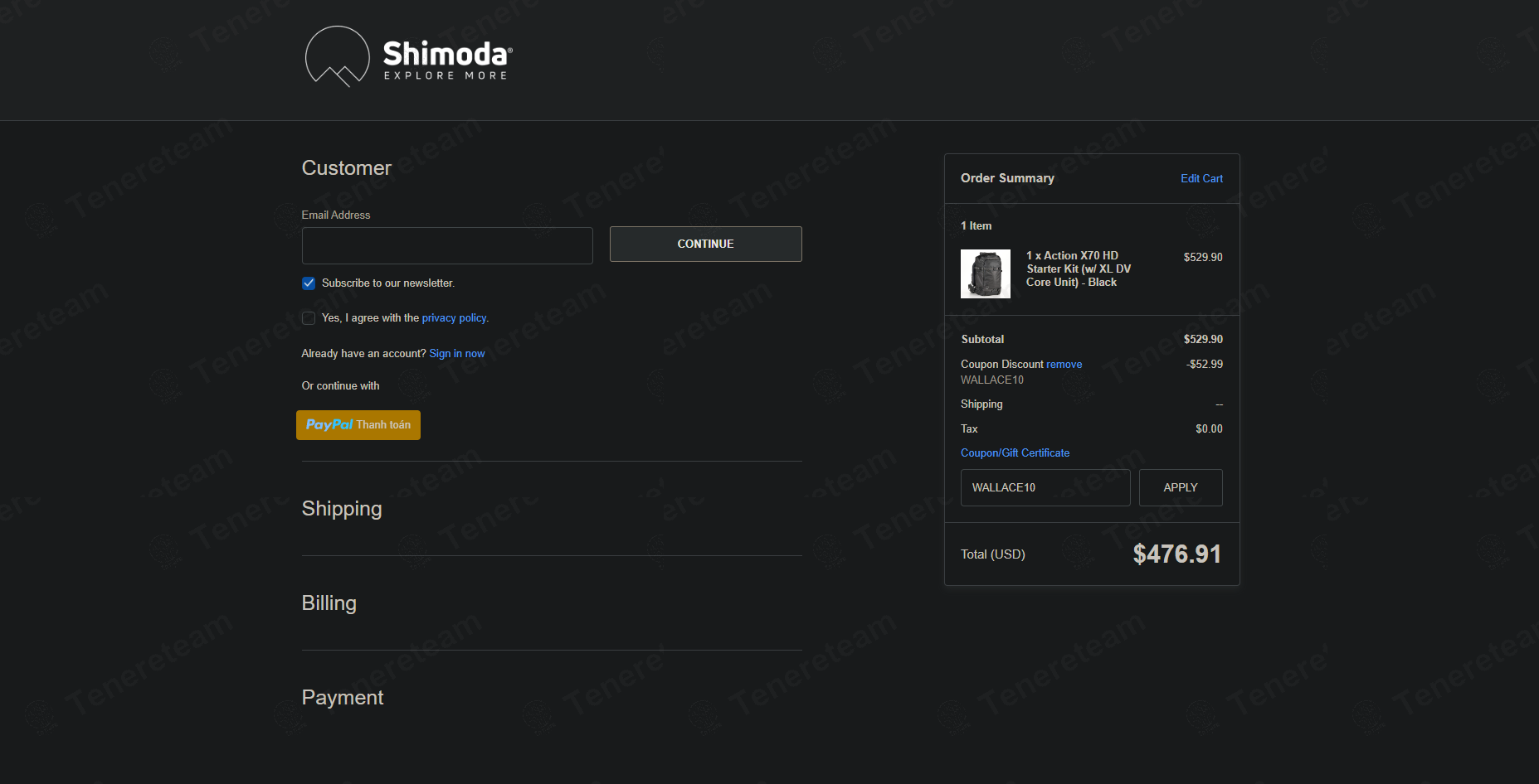 Shimoda Designs apply coupon code