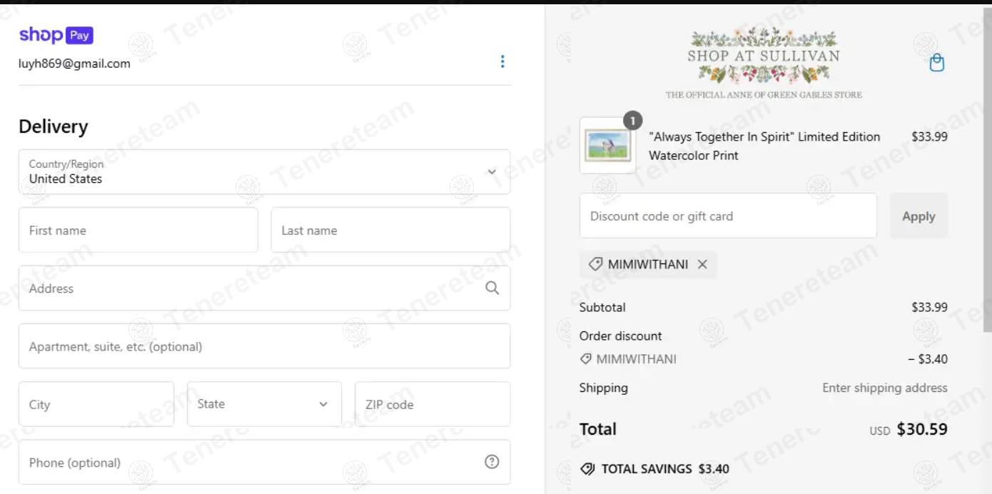Shop At Sullivan apply coupon code