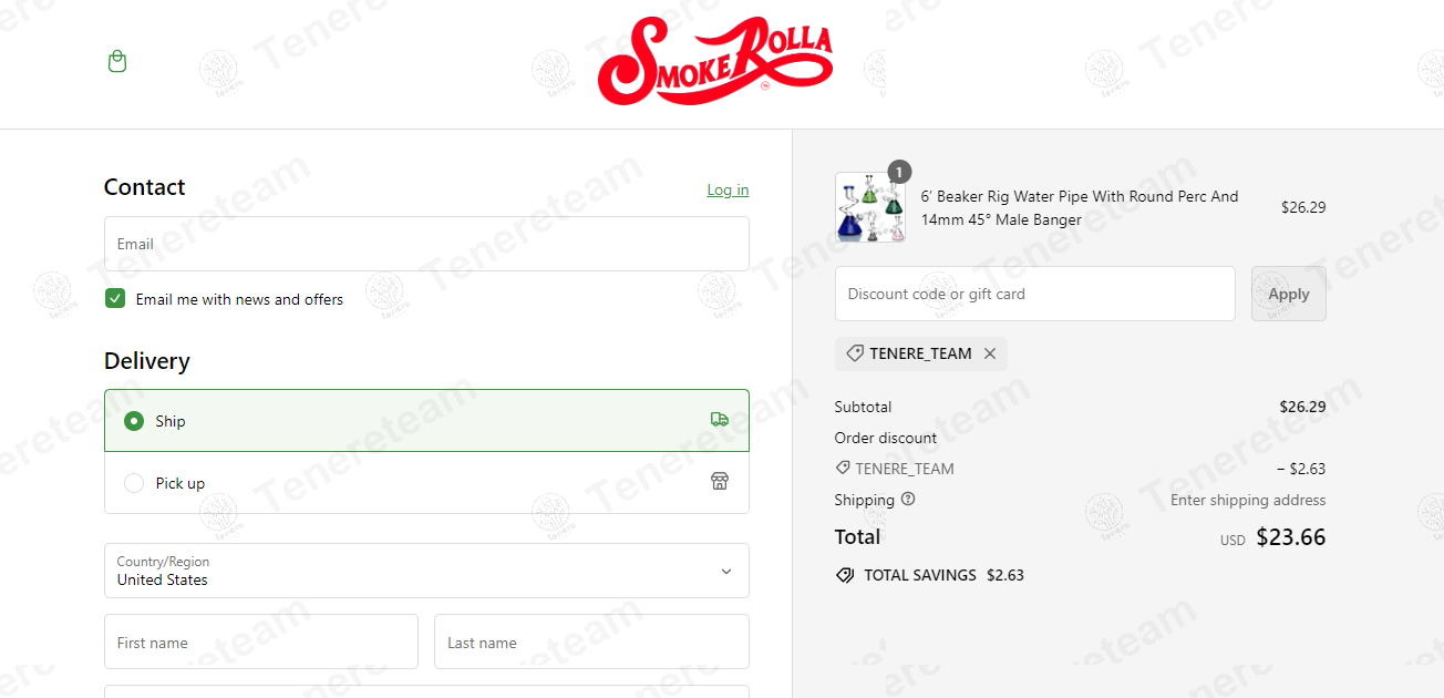 Smokerolla apply coupon code