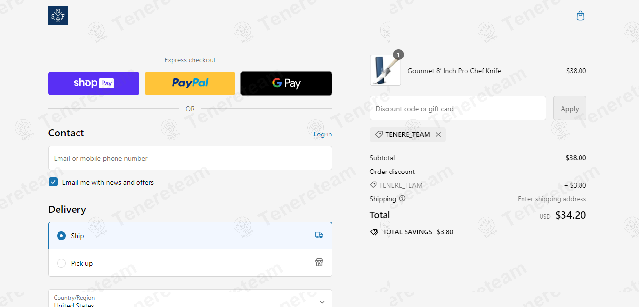SNF Schneidteufel Global apply coupon code