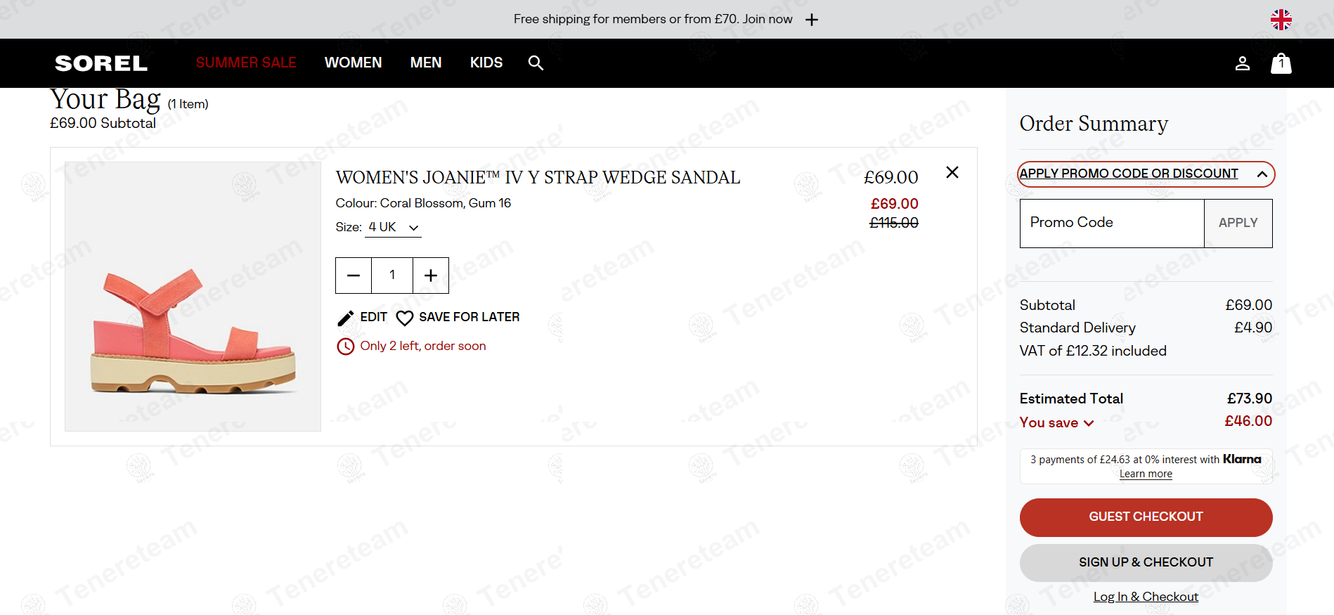 Sorel Footwear UK apply coupon code