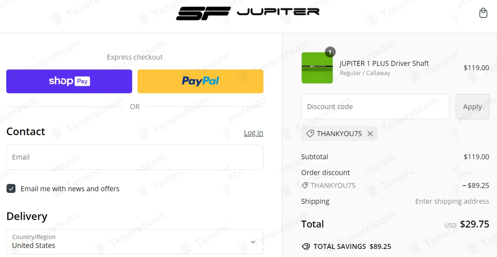Steadfast Golf apply coupon code