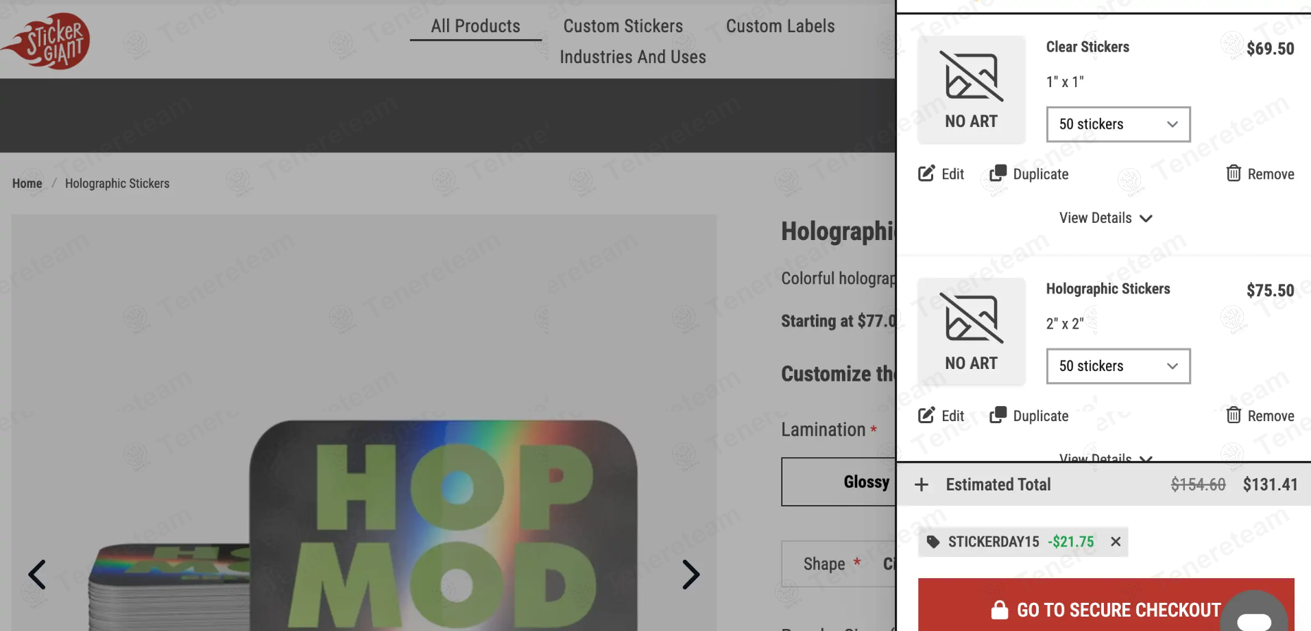 Stickergiant apply coupon code