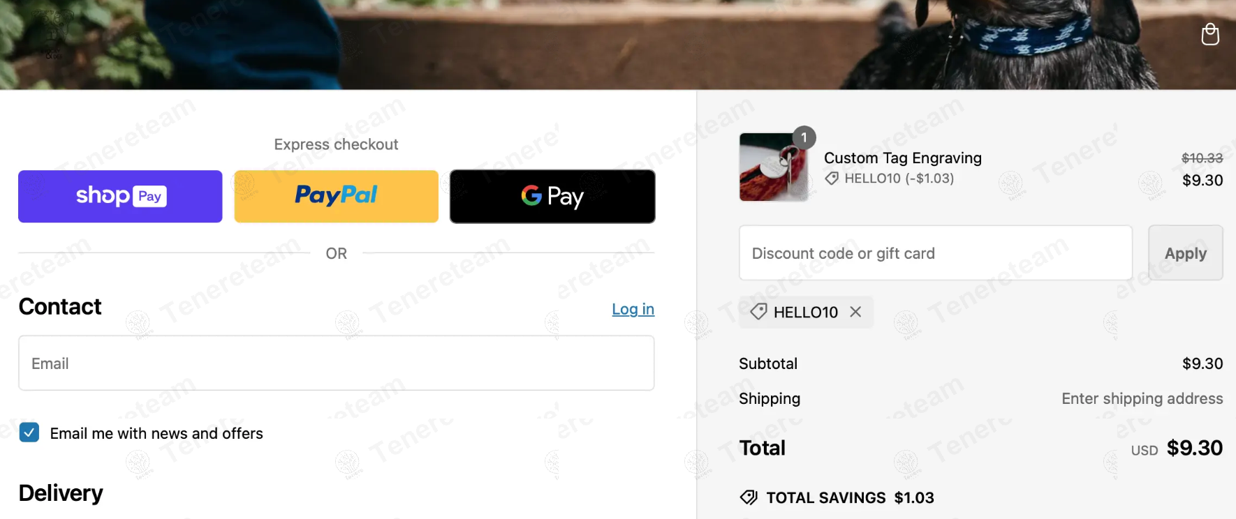 Stocky & Dee apply coupon code