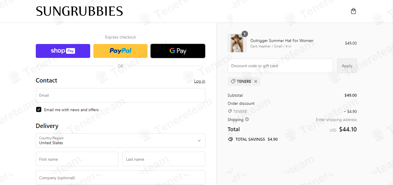 Sungrubbies apply coupon code