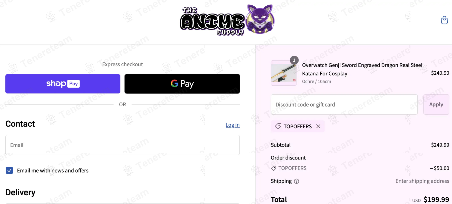 The Anime Supply apply coupon code