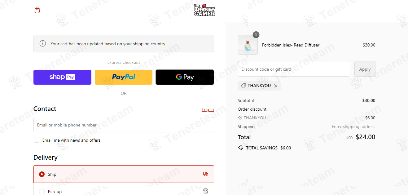 The Crafty Gamer apply coupon code