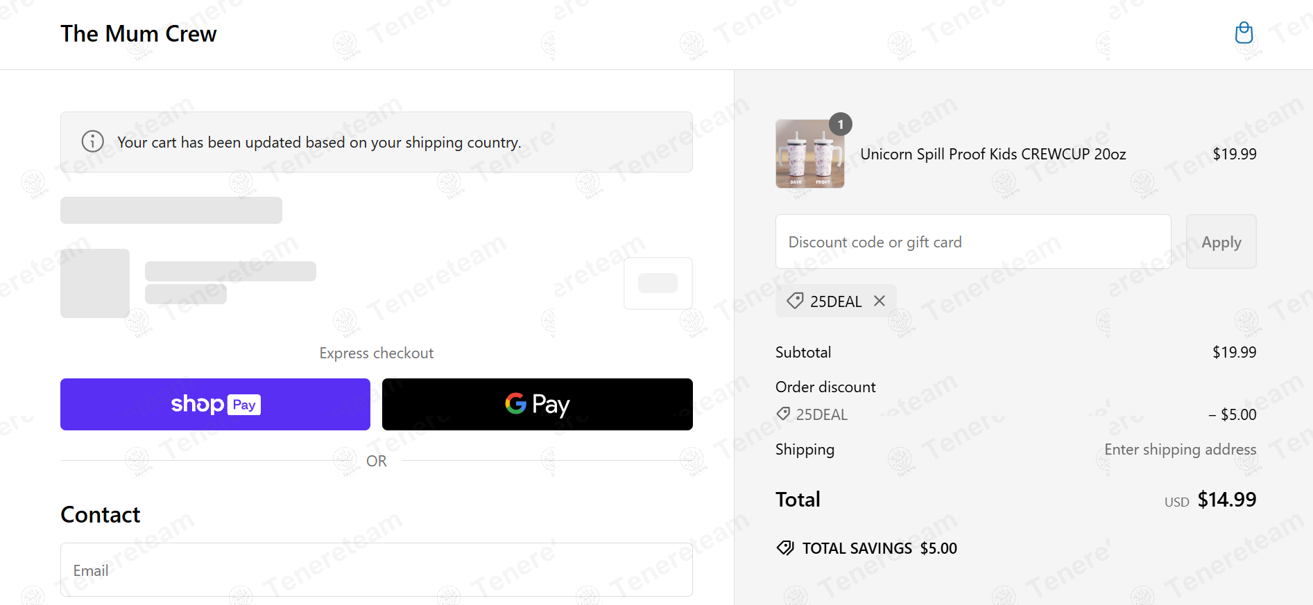 The Mum Crew apply coupon code