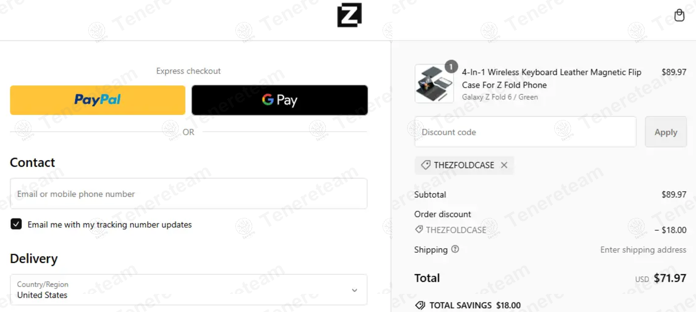 20% OFF The Z Fold Case Coupon Codes - June 2026 Promo Codes