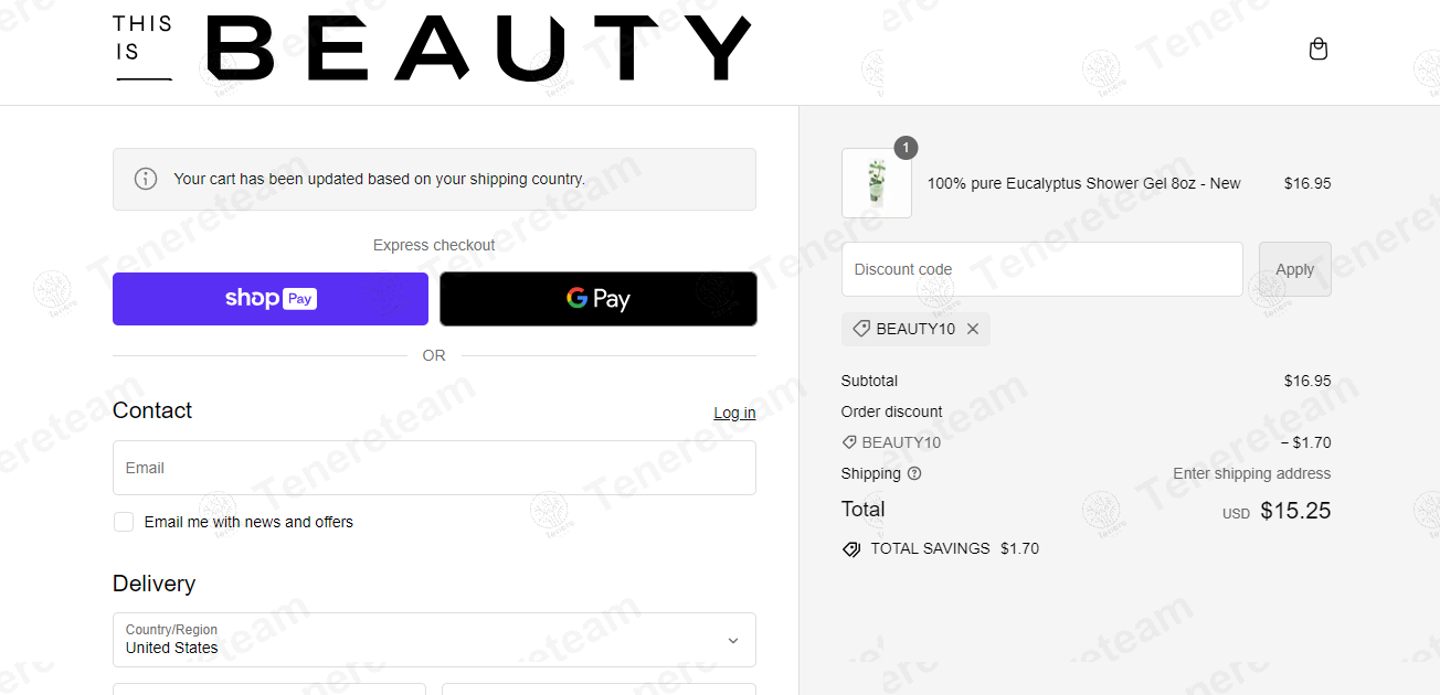 This is Beauty apply coupon code