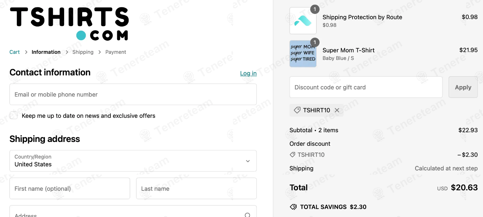 Tie Dye Threads apply coupon code