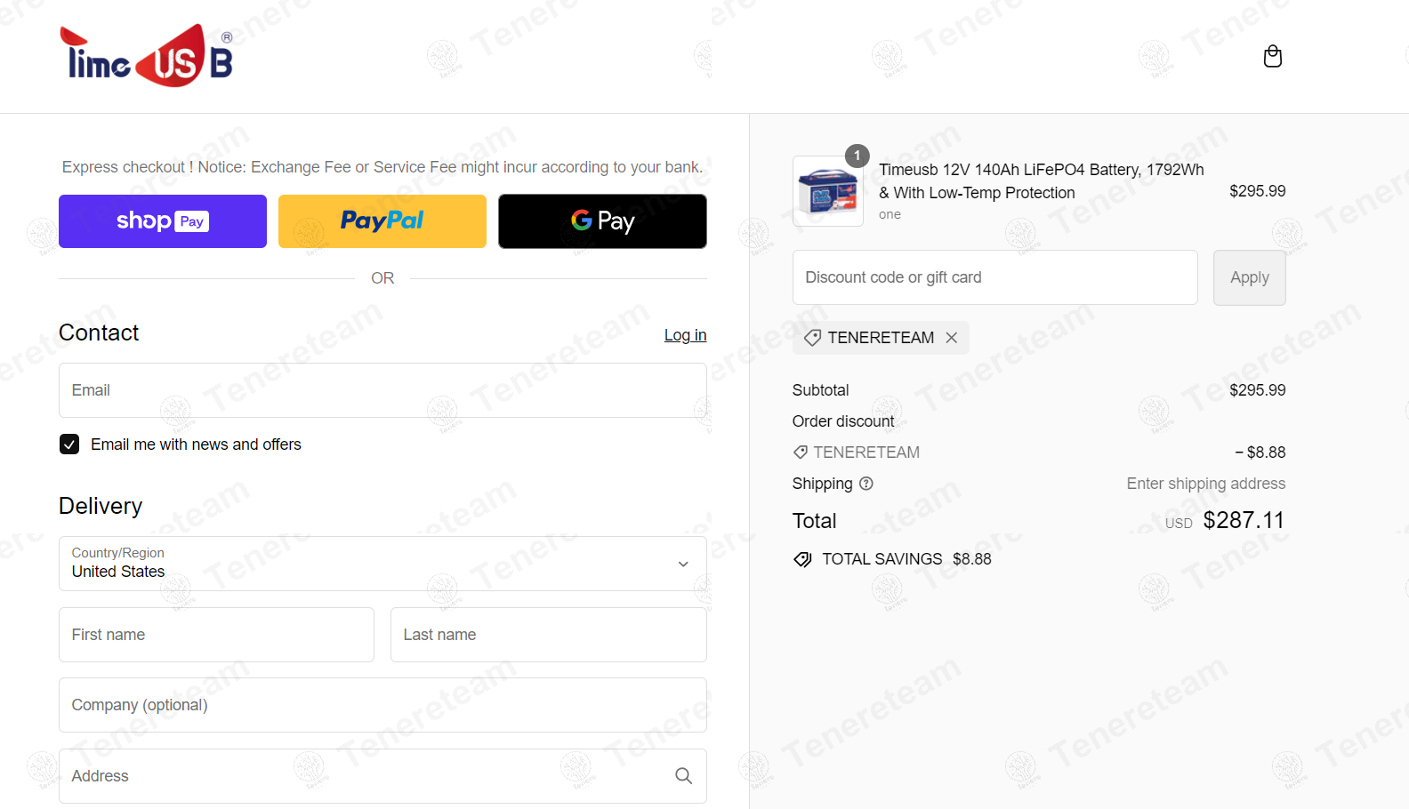 Timeusb apply coupon code