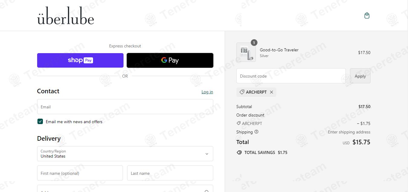 Uberlube apply coupon code