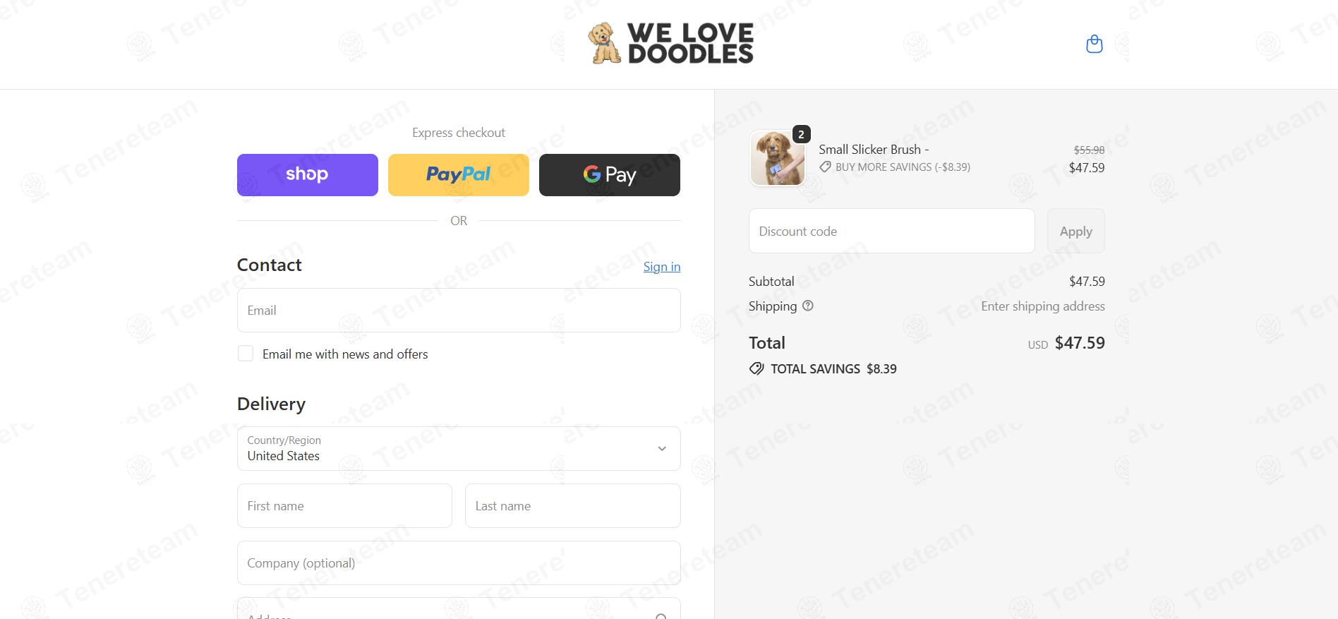 We Love Doodles Shop apply coupon code