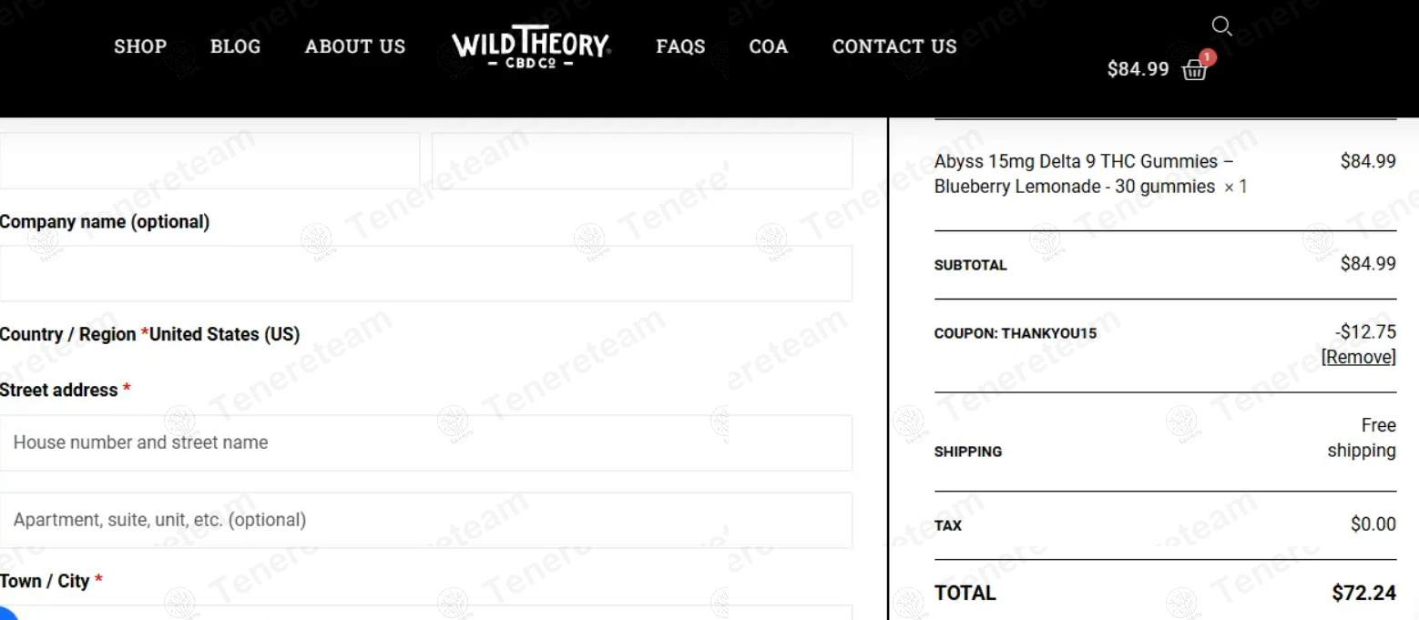 Wild Theory apply coupon code