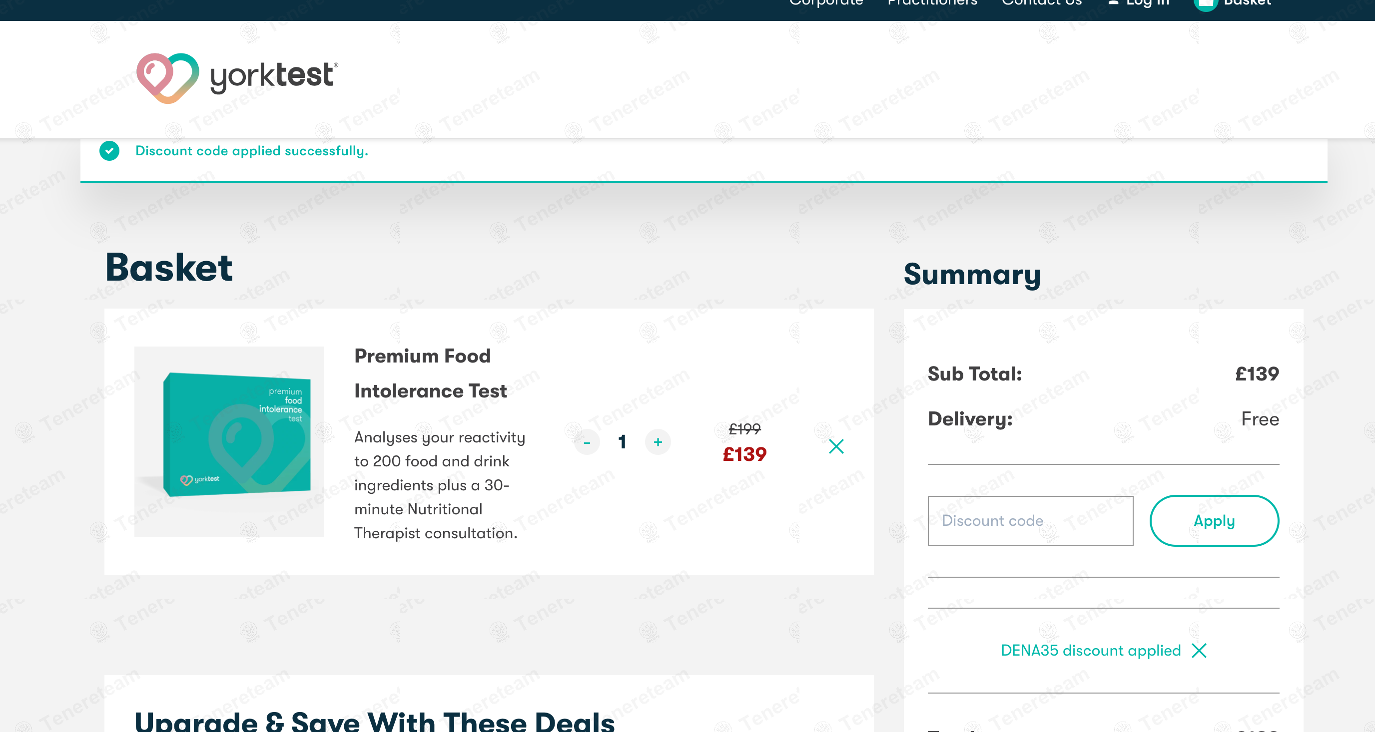 YorkTest Ltd apply coupon code