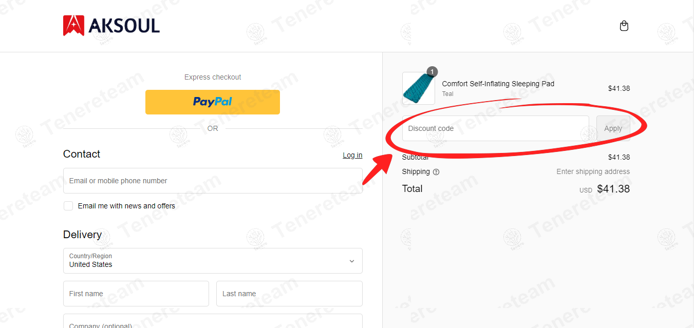 AKSOUL apply coupon code