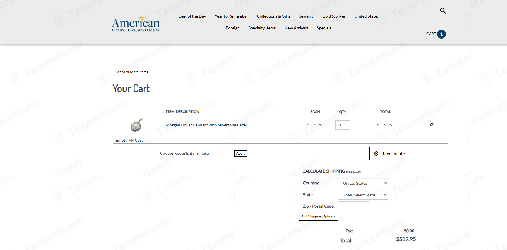 American Coin Treasures apply coupon code